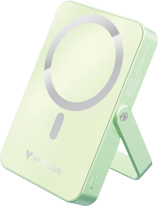 Verbatim Charge 'n' Go Power Bank mit Ständer 10000mAh grün