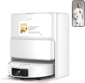Mova Z60 Ultra Roller Standalone Saug-/Wischroboter weiß inkl. Absaug-/Reinigungsstation