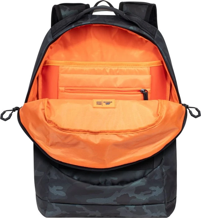 RivaCase 7631 Sherwood ECO 15.6" Laptop-Rucksack, navy camo