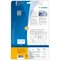 Herma Namensetiketten Acetatseide, 63.5x29.6mm, ablösbar, weiß/blau, 20 Blatt (540 Etiketten) Vorschaubild