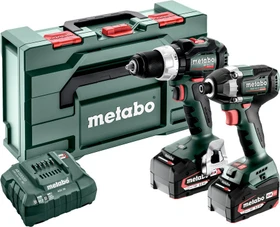Metabo Combo Set 2.8.4 18V Akku-Maschinenset inkl. Koffer + 2 Akkus 5.2Ah