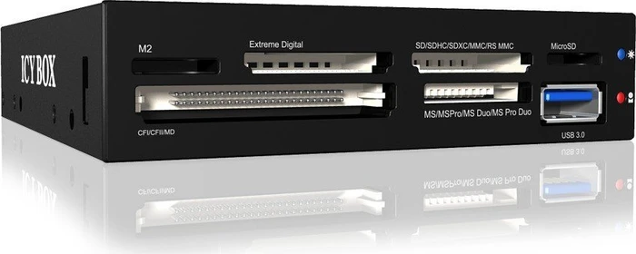 RaidSonic Icy Box IB-865-B Multi-Slot-Cardreader, USB 3.0 19-Pin Stecksockel [Stecker]