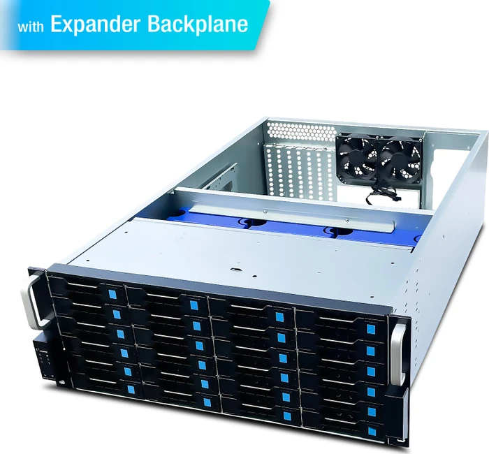 Fantec SRC-4240X07-6GE Expander Backplane, Expander Backplane, 4HE