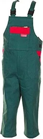 Planam BW 290 Hose lang mittelgrün/rot (Junior)