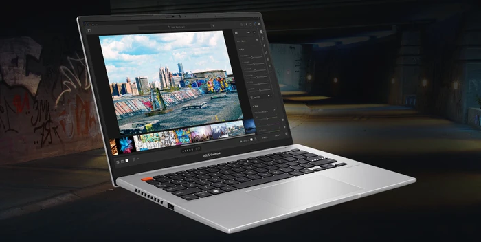 ASUS VivoBook S14 OLED K3402ZA-KM079W, Neutral Grey, Core i7-12700H, 16GB RAM, 512GB SSD, DE