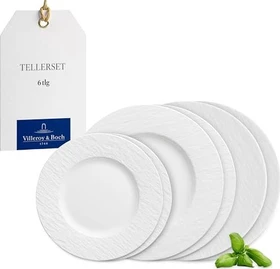 Villeroy & Boch Manufacture Rock Tafelservice blanc, 6-tlg.