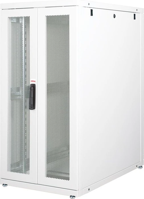Roline / Secomp Pro Serie 19" Serverschrank 26HE, montiert, Gitternetztür, IP20, RAL 7035, 1000mm tief