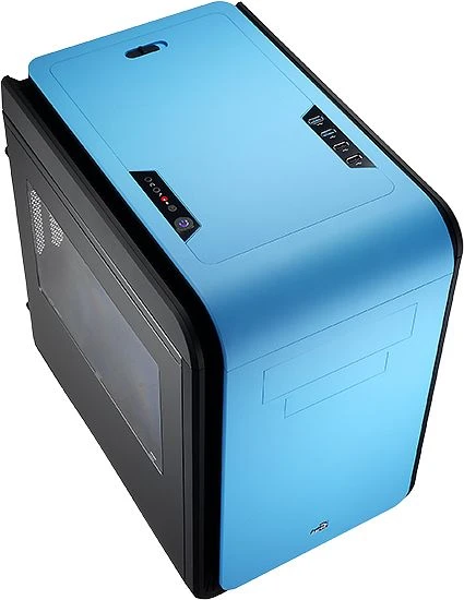 AeroCool DS Cube Blue Window Edition, Acrylfenster