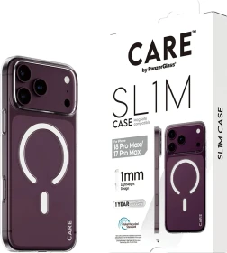PanzerGlass Care SL1M Case w. MagSafe für Apple iPhone 18 Pro Max transparent