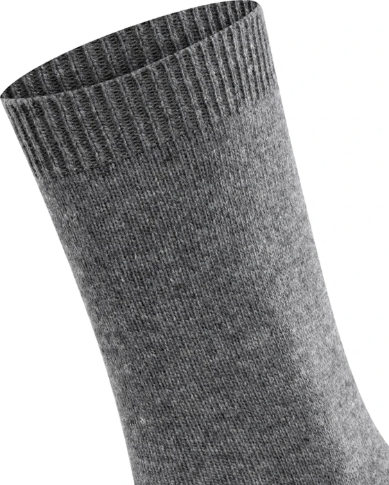 Falke Cosy Wool Socken light greymel. (Damen)