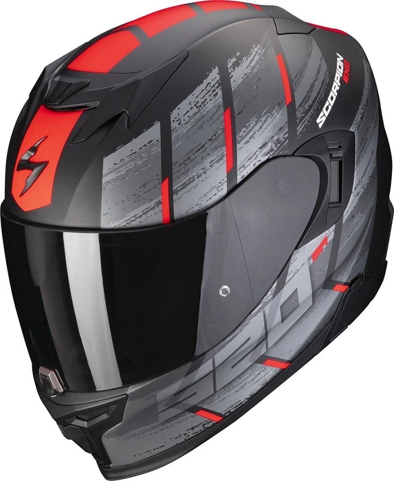 Scorpion EXO-520 Evo Air Maha matt schwarz/grau/rot