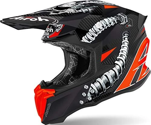 Airoh Twist 2.0 Bolt matt schwarz/rot/weiß