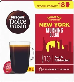 Nestlé Nescafe Dolce Gusto New York Morning Blend Kaffeekapseln, 54 Stück (3x 18 Stück)