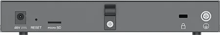 Grandstream GCC6000 Series Convergence Solutions GCC6010 Rackmount Gigabit Router, 5x RJ-45, 2x SFP, 36W PoE+