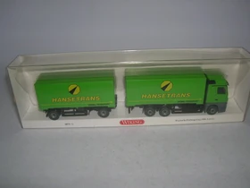 Wiking Modern Edition Wechselkofferhängerzug MB Actros Hansetrans