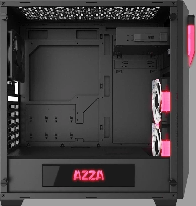 AZZA Inferno 310, schwarz, Glasfenster