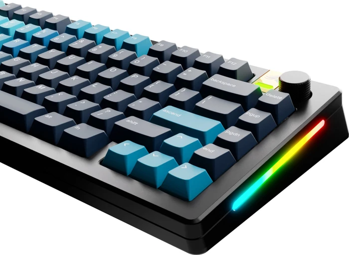 Glorious GPBT Gradient V2 Keycaps, Kunststoff (PBT), Celestial Ice, blau, 131 Tasten, ANSI-US