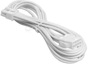 BitFenix Alchemy 8-Pin EPS12V Verlängerung 45cm, sleeved weiß/weiß