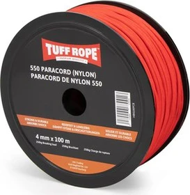 Tuff Rope Paracord 550 Precut Reepschnur 4mm rot
