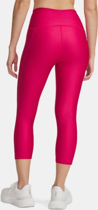 Under Armour HeatGear Armour Capri Hose 3/4 shaded fuchsia/white (Damen)