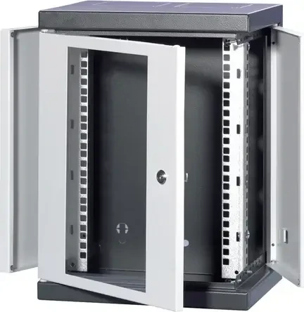 nVent Schroff Epcase 10" Wandgehäuse 4HE, Sicherheitsglastür, 280mm tief