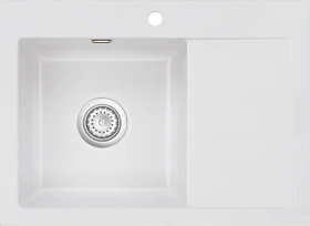systemceram Mera 70 F Einbau Becken links satin