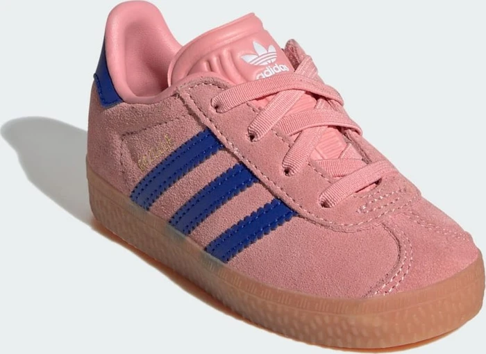 adidas Gazelle Comfort Closure Elastic Laces semi pink spark/lucid blue (Junior)