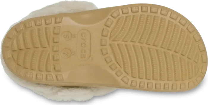 Crocs Classic Unfurgettable Vegan Suede Clog tan