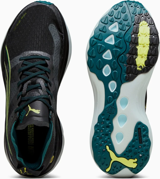 Puma ForeverRun Nitro Winter puma black/malachite/yellow burst (Herren)