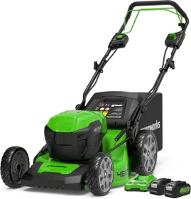 Greenworks Tools GD24X2LM46SK4X Akku-Rasenmäher inkl. 2 Akkus 4.0Ah