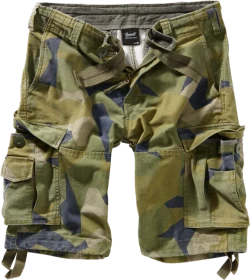 Brandit Savage Vintage Shorts Hose swedish camo (Herren)