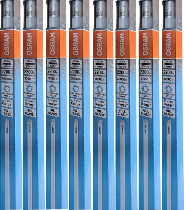 Osram Ledvance Tube T8 58 EM 18.3W/865 G13/T8 1500mm, 8 Stück