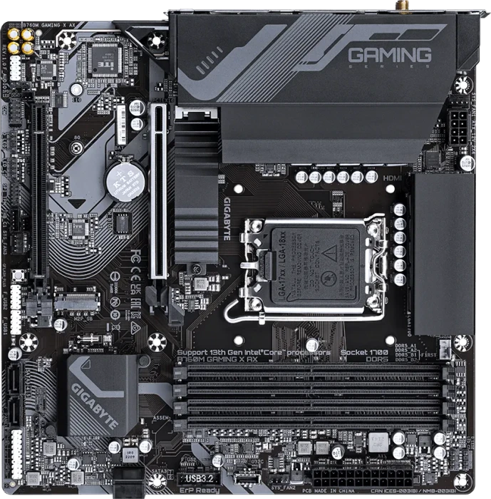 GIGABYTE B760M Gaming X AX (Intel 1700)