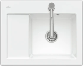 Villeroy & Boch Subway 45 Compact Einbau Becken rechts stone white