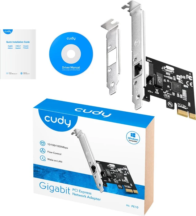 Cudy LAN-Adapter, RJ-45, PCIe x1