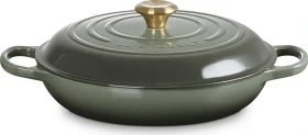 Le Creuset Gourmet-Profitopf Bräter aus Gusseisen rund 30cm 3.5l thyme