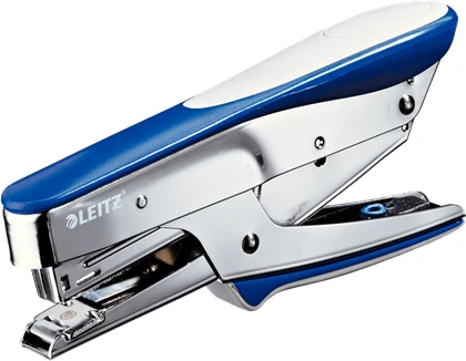 Leitz kleine Heftzange, blau/chrom (55450033)