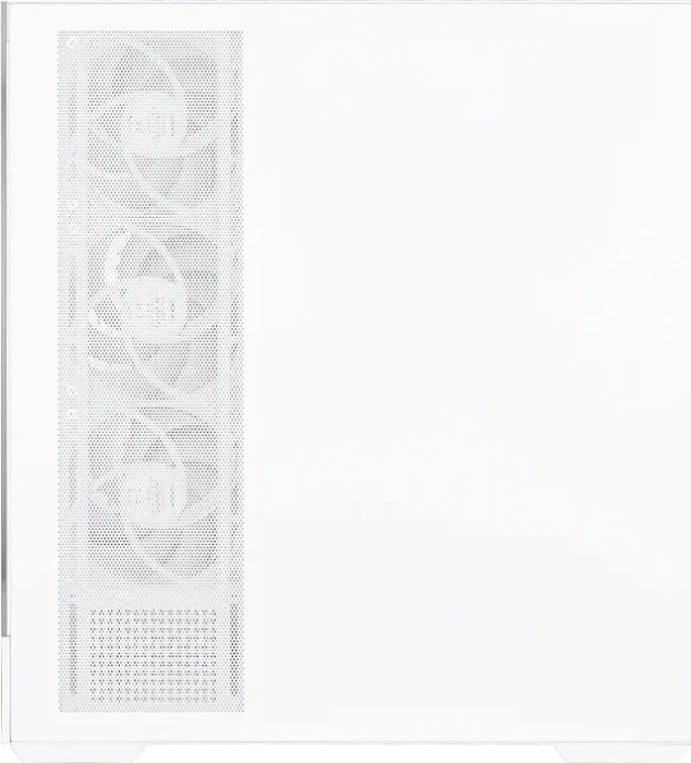 Zalman P40 DS White, weiß, Glasfenster
