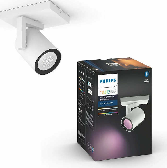 Philips Hue White and Color Ambiance Argenta Spot 1-flammig weiß