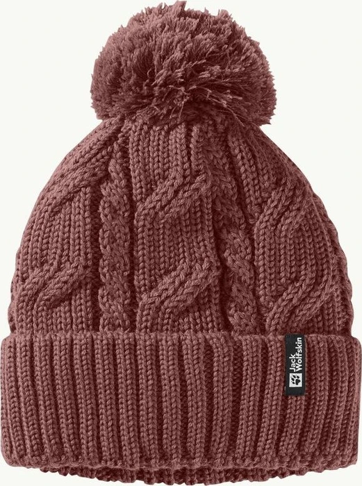 Jack Wolfskin Pompom Beanie mineral red