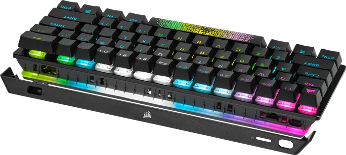 Corsair Gaming K70 PRO MINI Wireless, MX SPEED RGB Silver, USB/Bluetooth, US