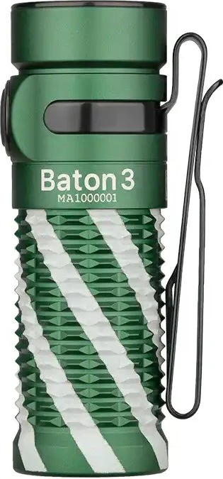 OLight Baton 3 Taschenlampe grün