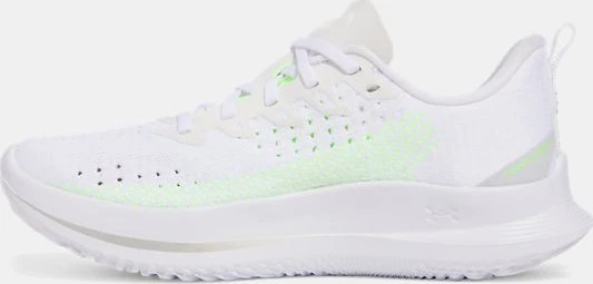 Under Armour Velociti 4 SE white/hyper green/halo gray (Damen)
