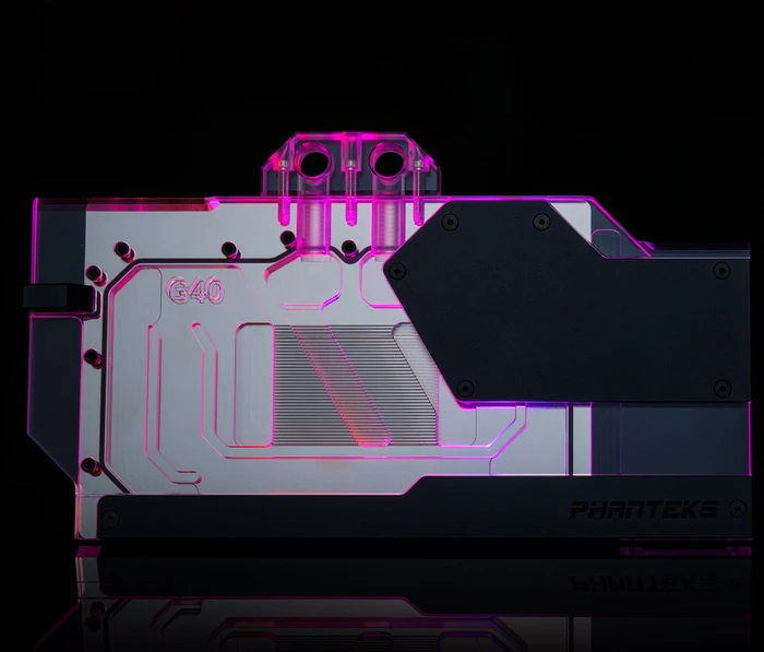 Phanteks Glacier G40 MSI, RTX 4090 Suprim & Gaming schwarz, mit Backplate