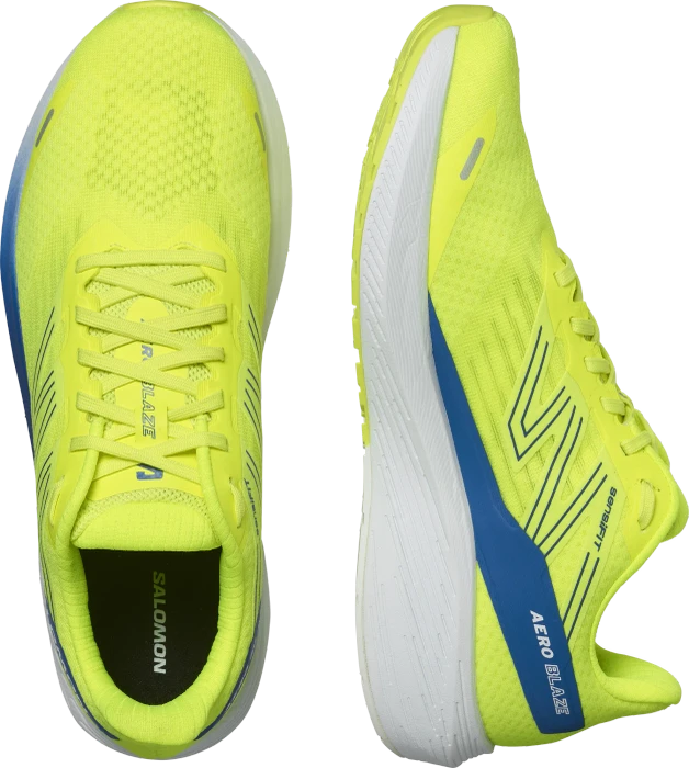 Salomon Aero Blaze safety yellow/surf the web/white (Herren)