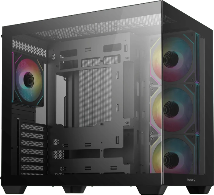 DeepCool CG530 4F, schwarz, Glasfenster