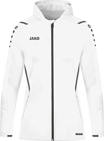 Jako Challenge Kapuzen Trainingsjacke weiß/anthra light (Damen)