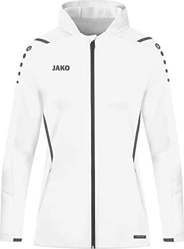 Jako Challenge Kapuzen Trainingsjacke weiß/anthra light (Damen)