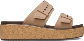 Crocs Brooklyn Cork Buckle milk chocolate (Damen)