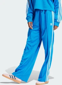 adidas Firebird Loose Trainingshose lang blue bird (Damen)